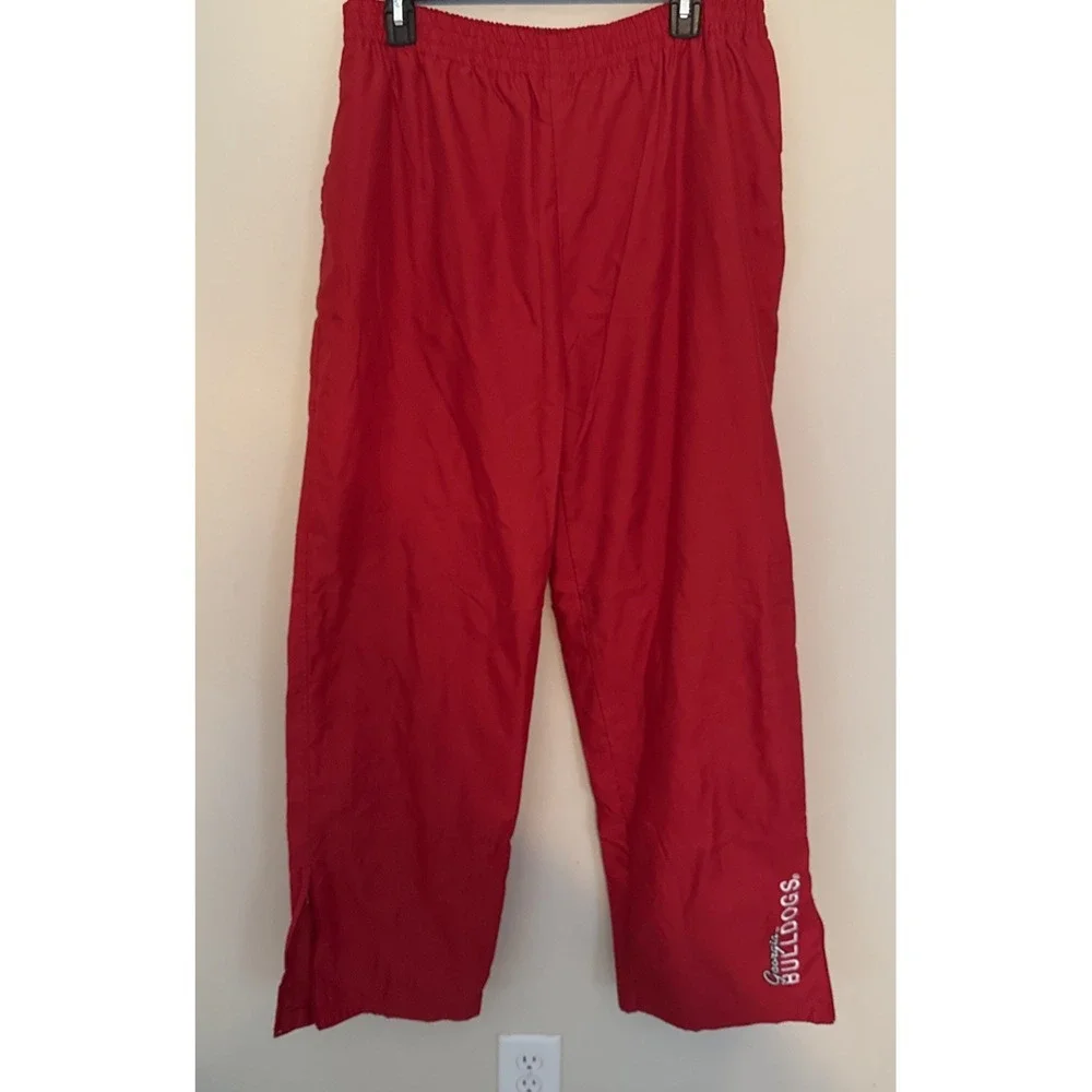 Vintage Red Oak Sportswear UGA Georgia Bulldogs Track Pants Athletic Pants XL